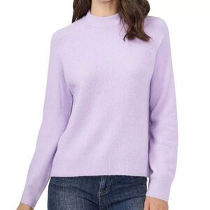 Vince Camuto Light Purple Crew Neck Sweater
